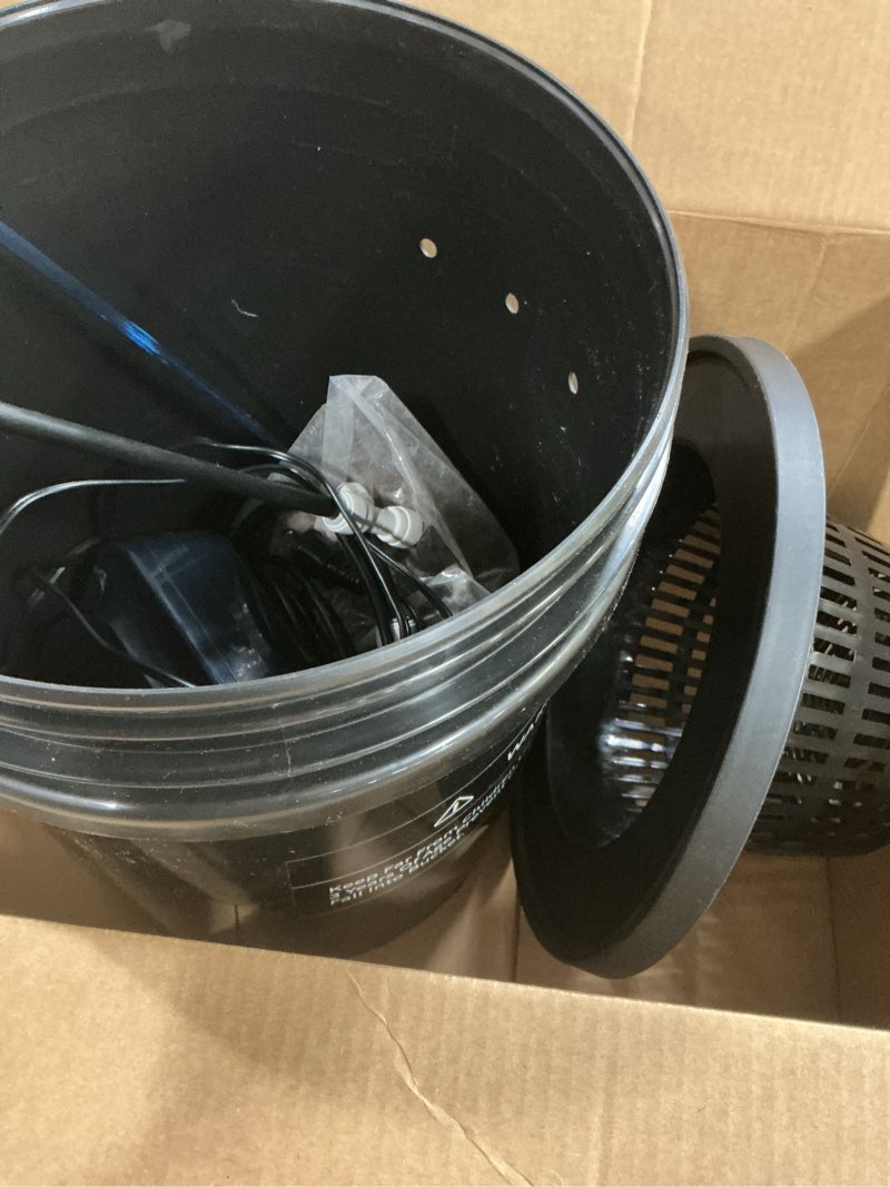 Condition photo showing Good Condition for Mars Hydro DWC Hydroponics Grow System 5 Gallon Deep Water Culture with 8W Air Pump, Multi-Purpose Air Hose, Air Stone, 2 Buckets and Top Drip Kit