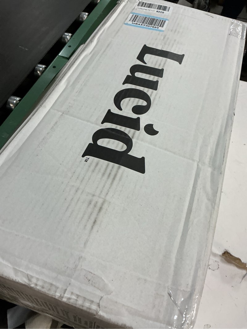 Condition photo showing Good Condition for LUCID 2 Inch Zoned Gel Memory Foam Mattress Topper, Queen 2 Inch Queen Gel