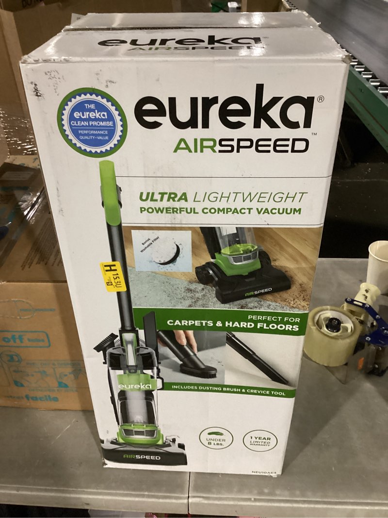 Condition photo showing New/Like New for Eureka Airspeed Ultra-Lightweight Compact Bagless Upright Vacuum Cleaner, NEU10AE4, Green