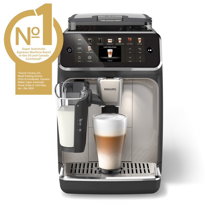 Philips 5500 Series Fully Automatic Espresso Machine - LatteGo