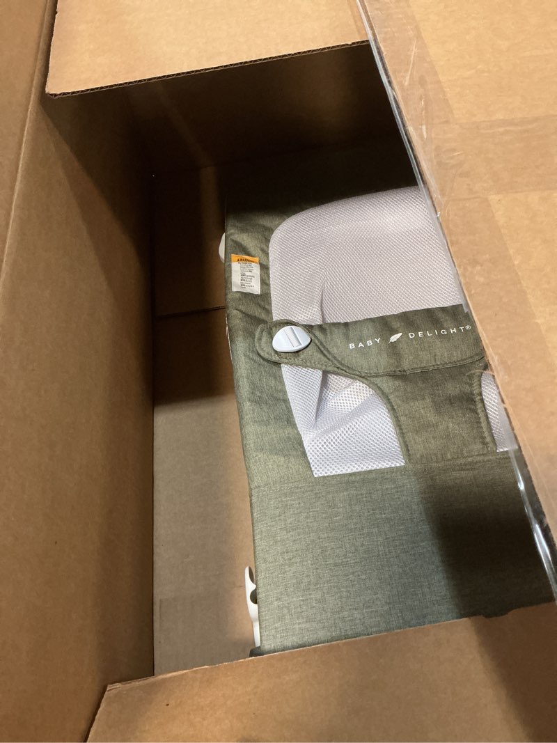 Condition photo showing Good Condition for Baby Delight Highland Baby Bouncer | Infant | 0 – 6 Months | 3-Position Recline | Sage Tweed