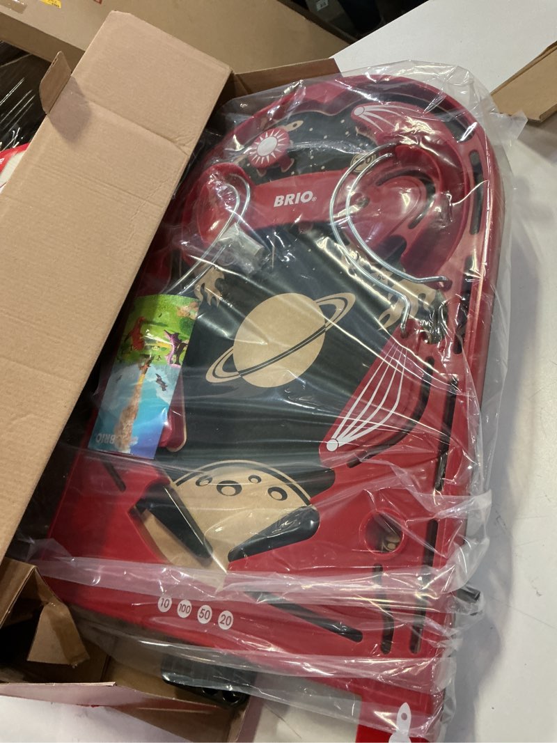 Condition photo showing Good Condition for BRIO 34017 Pinball Game - Classic Vintage Arcade Style | Engaging Brain Game for Kids and Adults | Ideal Gift for Ages 6 and Up, Red