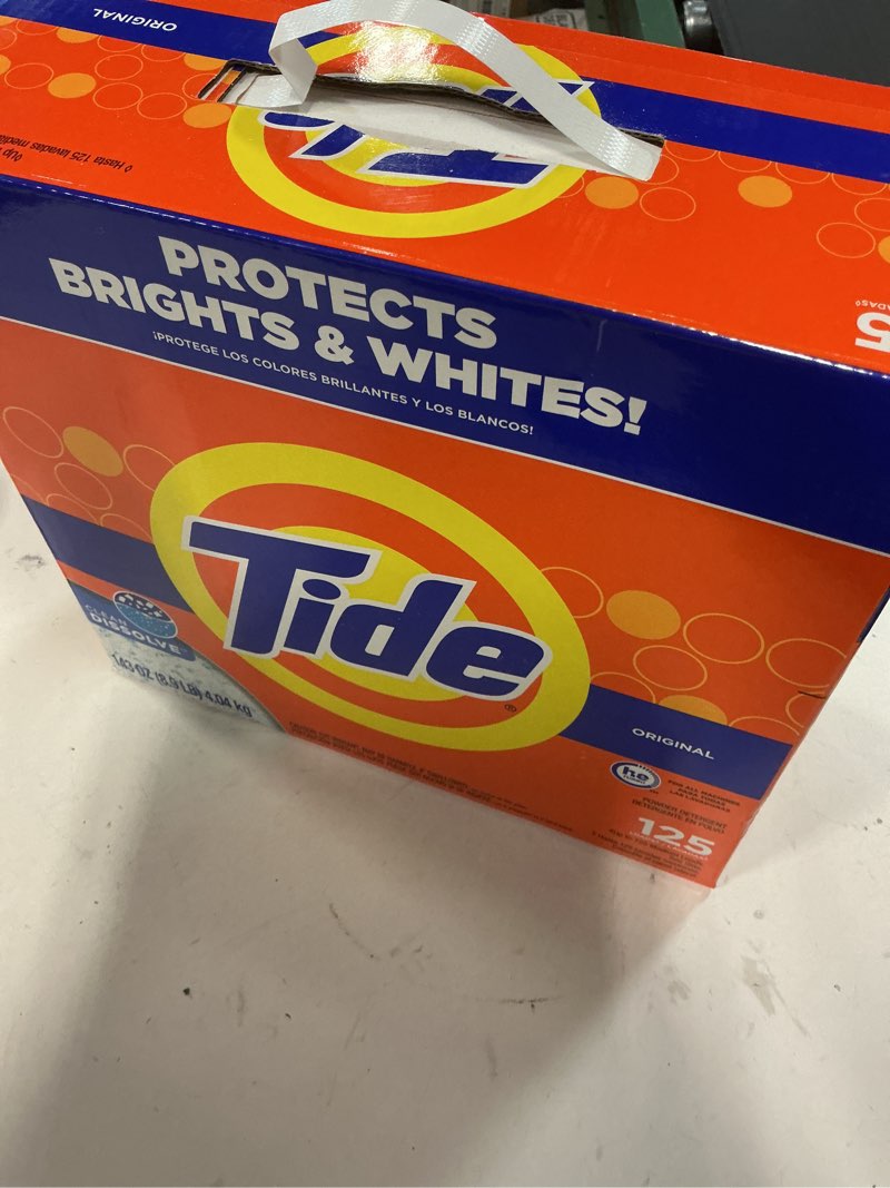 Condition photo showing New/Like New for Tide Powder Laundry Detergent, Original Scent, 113 Loads, 143 oz Original 143 Ounce (Pack of 1)