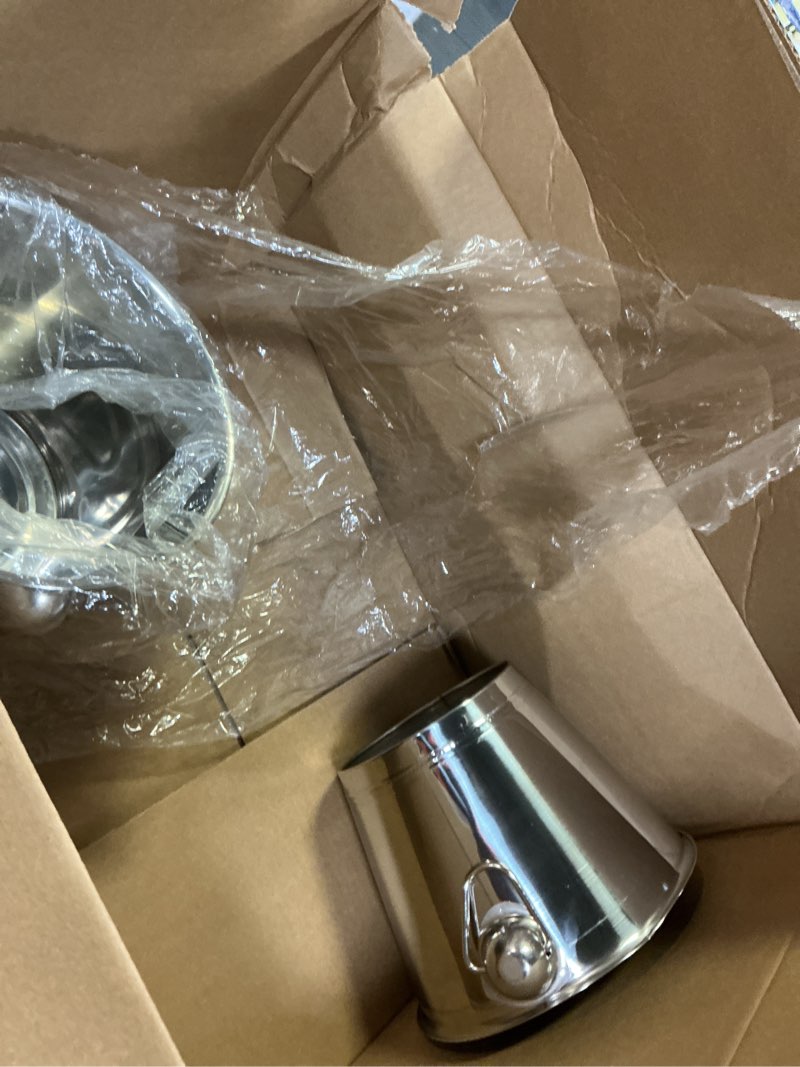 Condition photo showing As Is for italian cocktail shaker with ice bucket from mepra, 1970s, set of 3