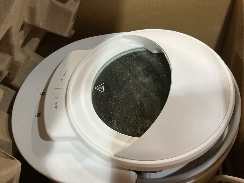 Condition photo showing As Is for AMZCHEF Electric Composter for Kitchen, 4L Countertop Compost Bin Machine - Fast 4-Hour Food Waste to Fertilizer, Odorless Auto-Cleaning Quiet Eco-Friendly Home Composting for Indoor Use