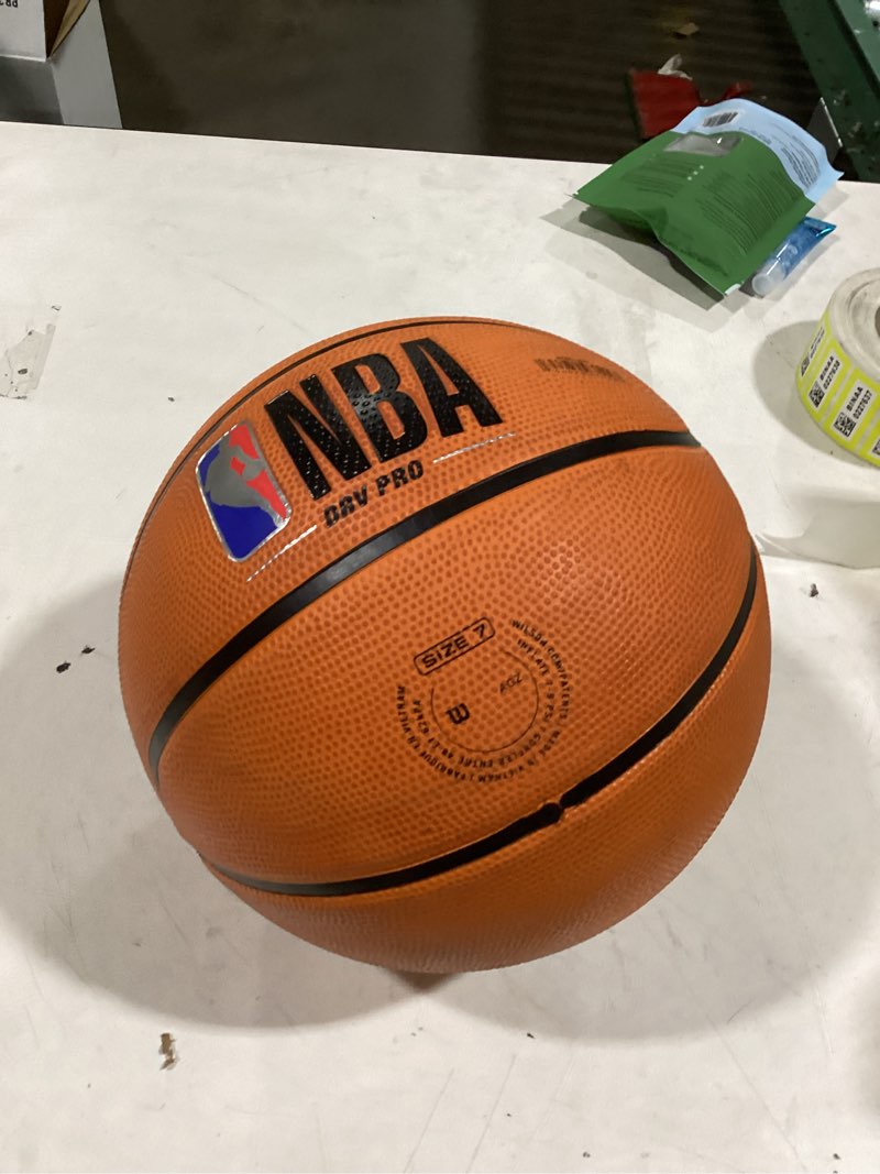 Condition photo showing New/Like New for WILSON NBA DRV Series Basketball Size 7 - 29.5" DRV Pro Brown