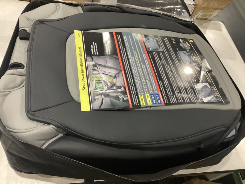 Condition photo showing Good Condition for risingstar rav4 seat covers, fit 2019-2025 toyota rav4 xle le xle premium limited base suv, not for adventure and trd-off(black&gray) 2019-2025 rav4(not for adventure, trd-off, hybrid) black&gray
