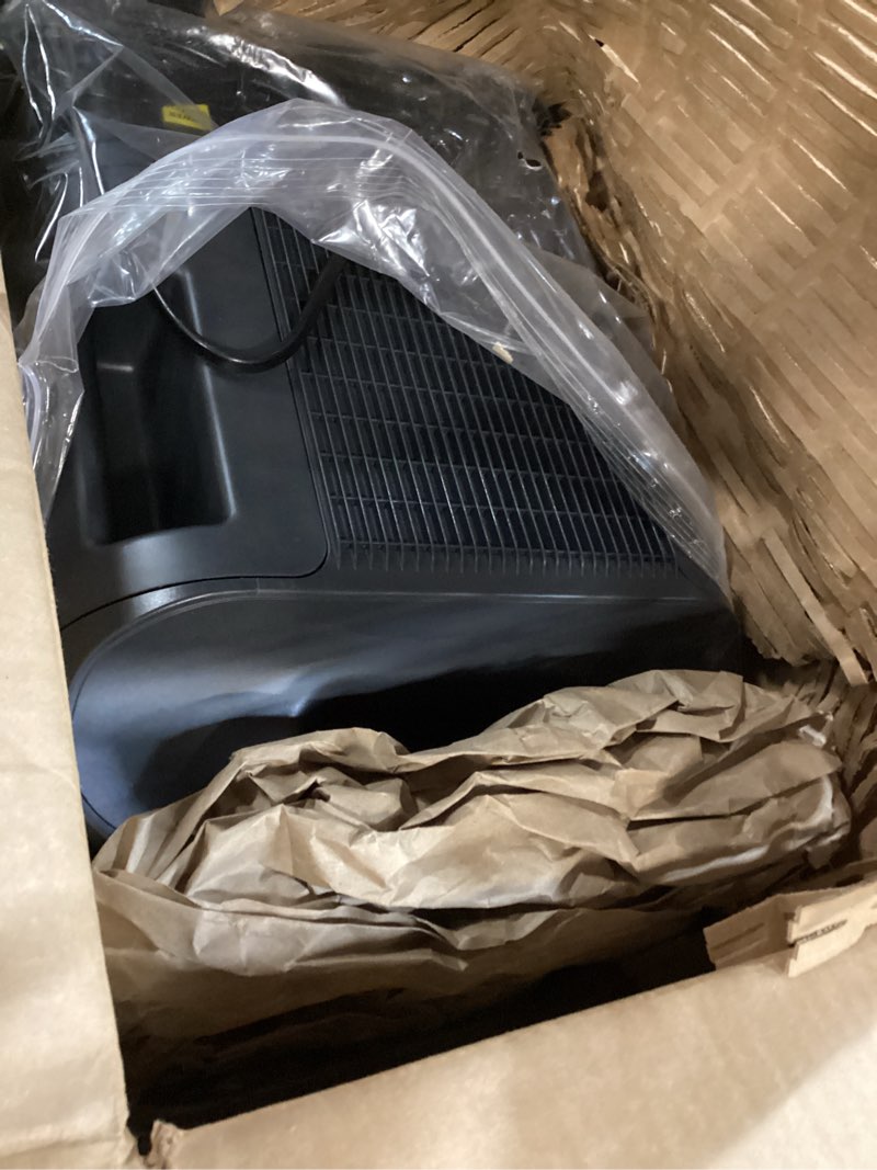 Condition photo showing As Is for Shark RV1001AE IQ Robot Self-Empty XL, Robot Vacuum with IQ Navigation, Home Mapping, Self-Cleaning Brushroll, Wi-Fi Connected, Works with Alexa, Black