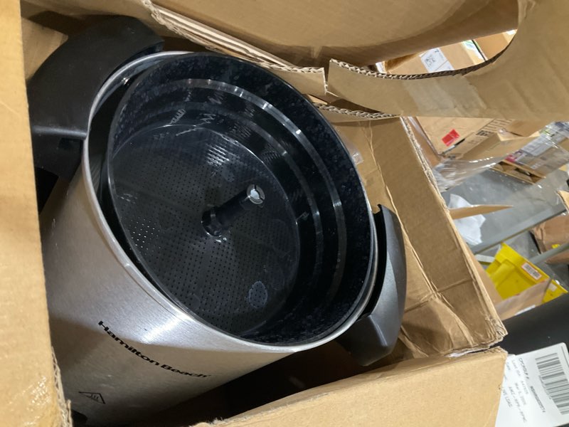 Condition photo showing As Is for Hamilton Beach 45 Cup Coffee Urn and Hot Beverage Dispenser, Silver Single-Spout
