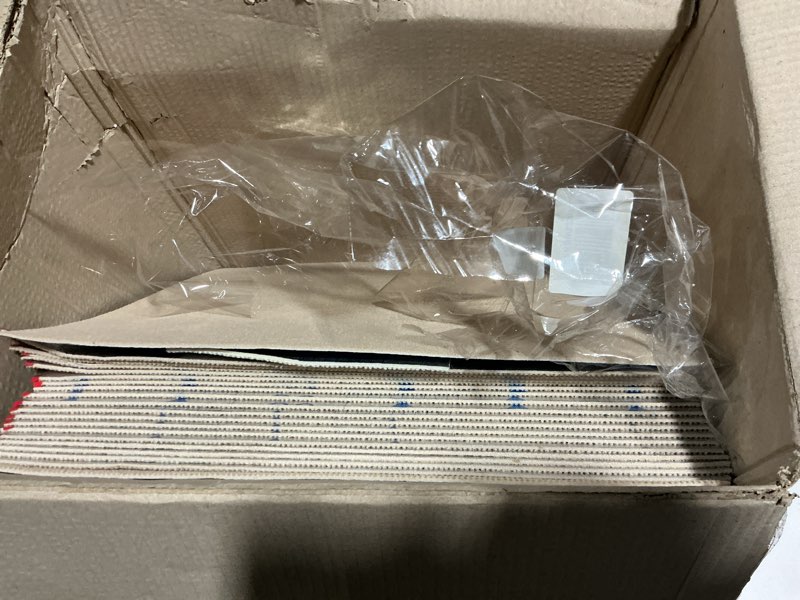 Condition photo showing As Is for Carpet Tiles Peel and Stick 24” x 24”, Self Adhesive Soft Padded Flooring Stickers, Khaki Home Decor for Bedroom Living Room Office, 20 Tiles & 80 sq ft per Box 24" × 20 Pack Khaki