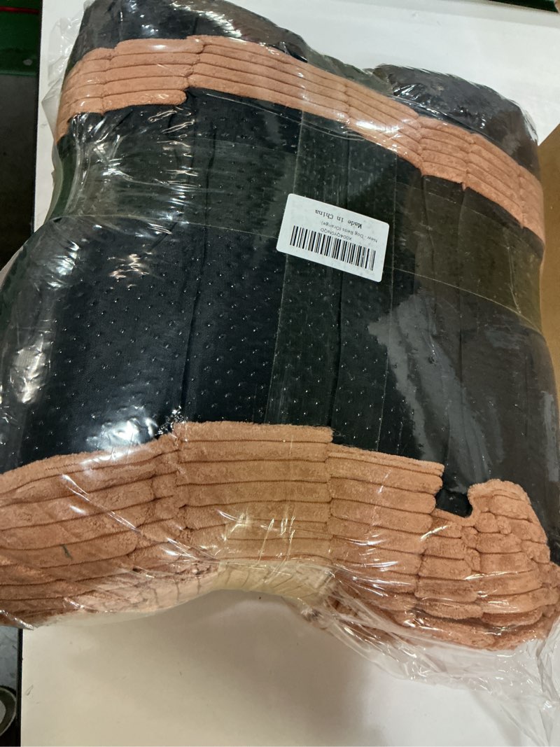 Condition photo showing Good Condition for Corduroy Medium Dog Bed, Soft Washable Pet Bed with Removable Cover, Orthopedic Foam Support, Non-Slip Bottom for Medium Breed Dogs 32"x24"