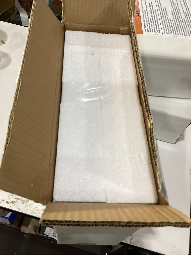 Condition photo showing New/Like New for Red Co. 8.5”, 11”, 12.5” Light-Up Clear Glass Christmas Tree Tabletop Display Figurine Set of 3 Sizes, Mercury Gold