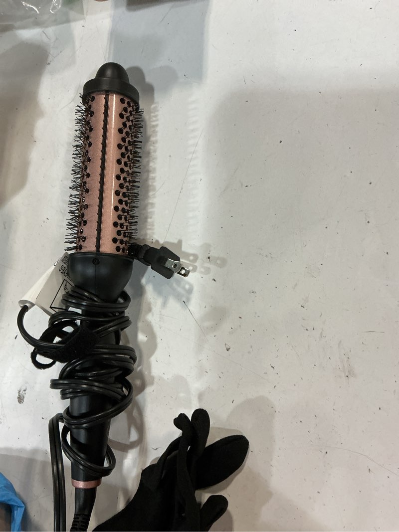 Condition photo showing As Is for ufree ionic thermal brush, 1.5 inch heated round brush for blowout, 30s fast heating curling brushes with 9 temp settings, dual voltage travel hair styling tool, not blow dryer