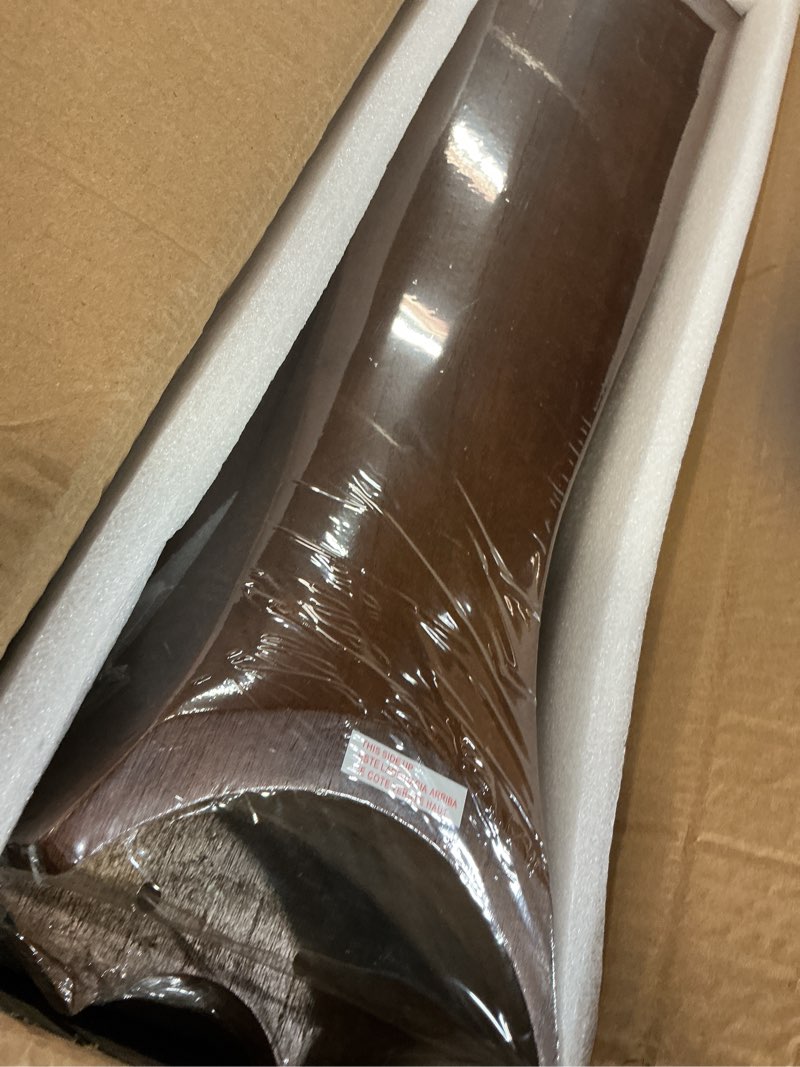 Condition photo showing Good Condition for 60 inch Outdoor Ceiling Fan No Light for Patios, Ceiling Fans Without Lights with Smart App and Remote Control, Damp Rated 3 Blades Wood Propeller Fan for Exterior Outside Porch, High CFM, Walnut 60 INCH Black Walnut