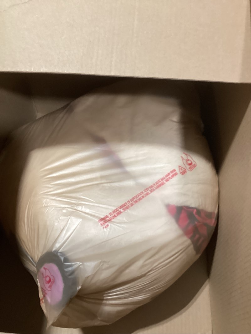 Condition photo showing As Is for happy nappers: pillow & sleepy sack: large - white unicorn - 66 x 30, 2-in-1: plush animal opens to sleeping bag, soft play & nap character, kids 3+