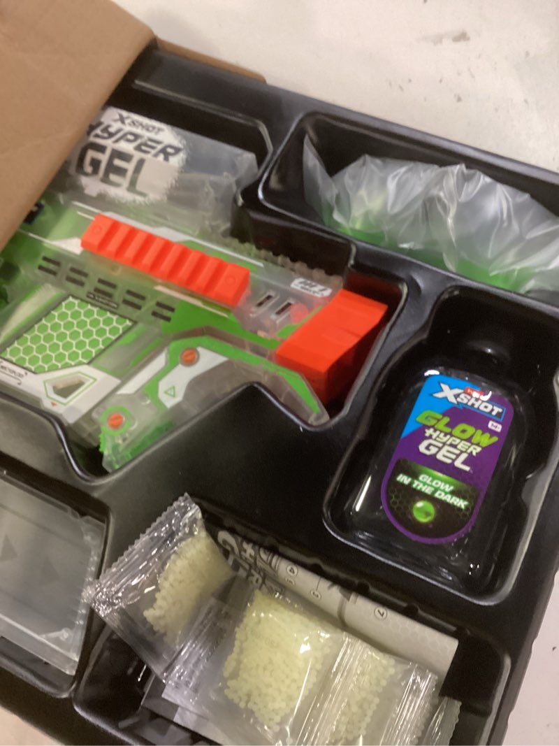 Condition photo showing Good Condition for xshot hyper glow nightstrike blaster (5,000) pellets by zuru, motorized blaster outdoor toy for boys and girls, teens and adults aged 14+ medium