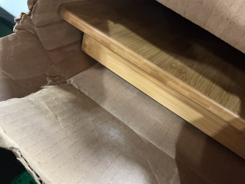 Condition photo showing Good Condition for large size floor desk nnewvante floor table tray with folding legs adjustable low coffee table for breakfast serving tray gaming writing 33.5x17.7in bamboo 33.5 inch