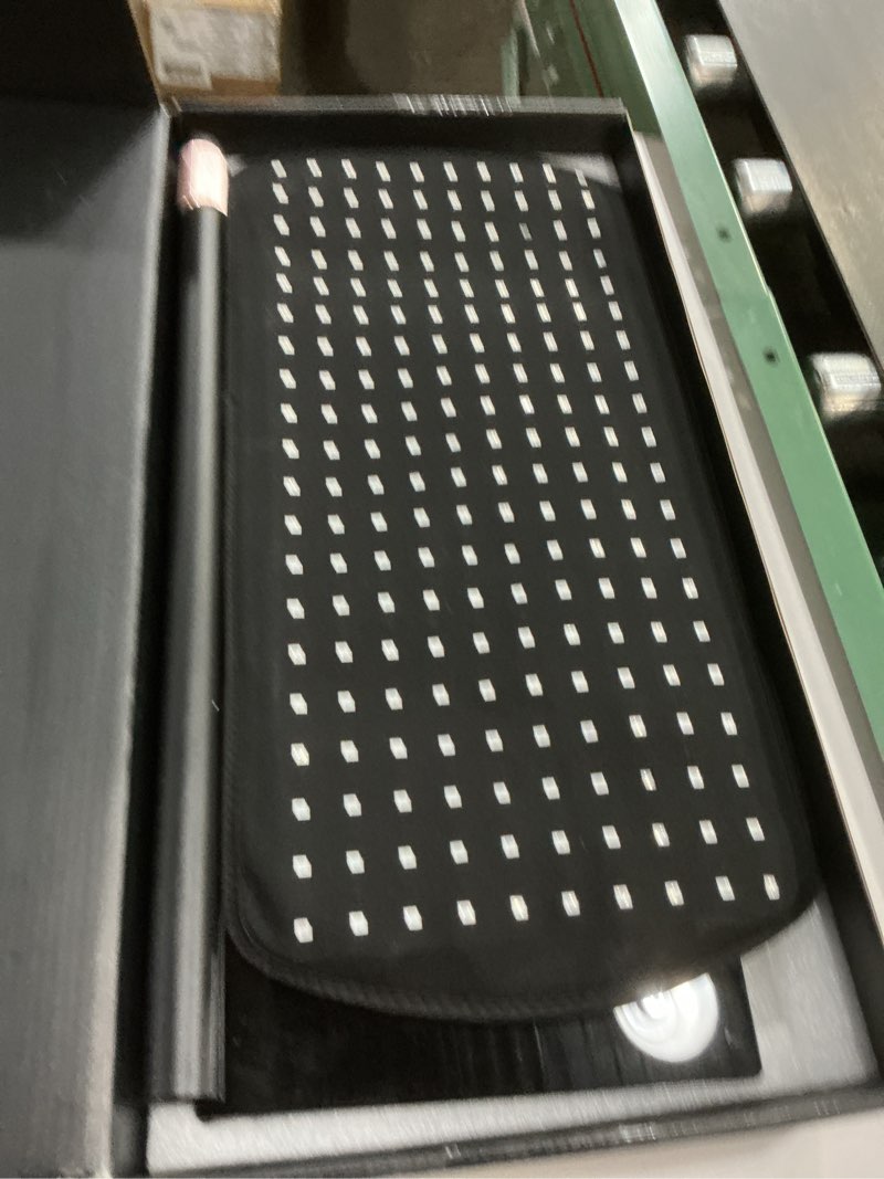 Condition photo showing As Is for Red Light Therapy for Body Face, Red Light Lamp Device with Belt, Upgraded 3 in1 Chips 200 LED 660nm 850nm Near Infrared Light Therapy Panel with Remote Control & Timer for Full Body Relief, Skin Care