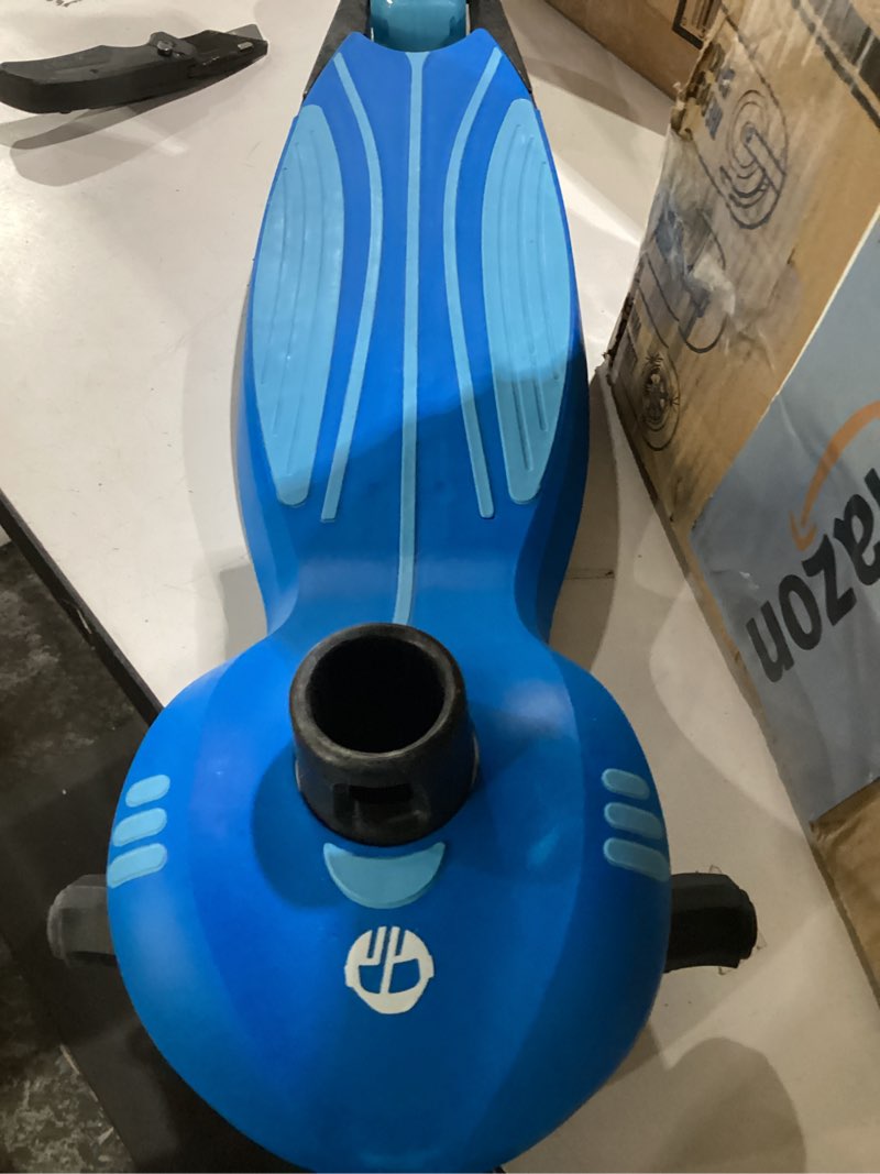 Condition photo showing As Is for Gotrax KS1 Kids Kick Scooter, LED Lighted Wheels and 3 Adjustable Height Handlebars, Lean-to-Steer & Widen Anti-Slip Deck, 3 Wheel Scooter for Boys & Girls Ages 2-8 and up to 110 Lbs Blue