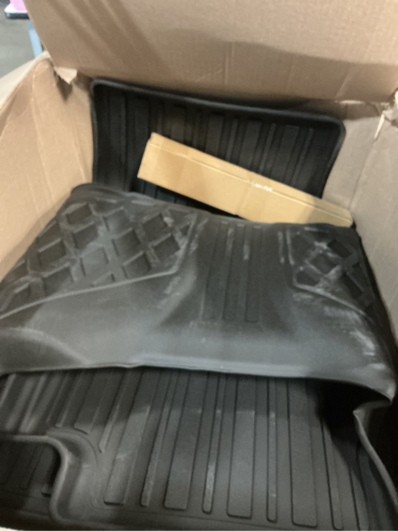 Condition photo showing Good Condition for nilight tpe floor mats for chevy chevrolet suburban gmc yukon xl 7 seats bucket seats 2021 2022 2023 2024 2025 2026 all weather custom fit heavy duty floor liners 2021-2026 suburban gmc yukon|bucket seat|