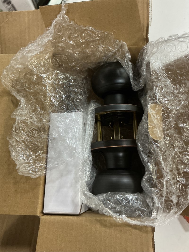 Condition photo showing Good Condition for goldenwarm oil-rubbed bronze interior door knobs, interior door knobs bedroom, bronze door knob privacy, oil-rubbed bronze finish door knob interior, doorknobs bulk(6 pack, oil-rubbed bronze) privacy oil rubbed bronze 6