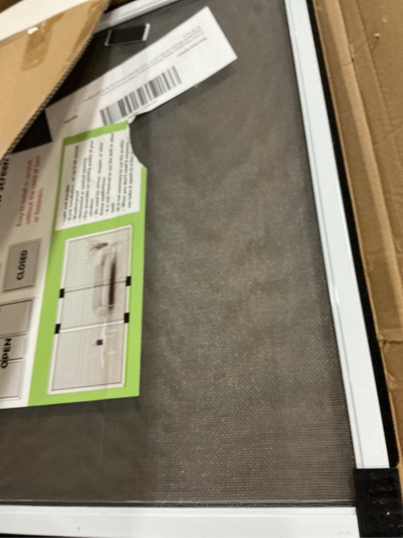 Condition photo showing New/Like New for flyzzz adjustable sliding window screen, 2 ways aluminum frame expandable window screen (15.74 ''h x21-40''w) or convert to vertical (21.65" h x 15-28" w), b 15.74 inches high by 21-40 inches wide 1 pack