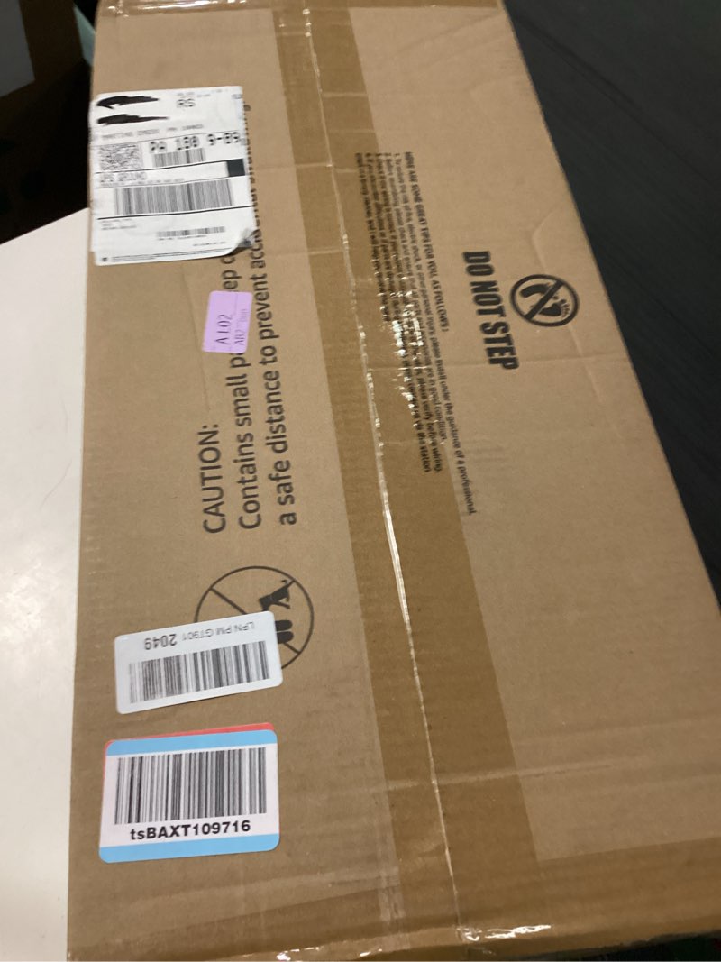 Condition photo showing New/Like New for 58 inch ceiling fans with lights and remote, black indoor/outdoor ceiling fan with quiet reversible dc motor, 6 speeds, 3cct, 6 blades large ceiling fan for living room bedroom patio black 58 inch