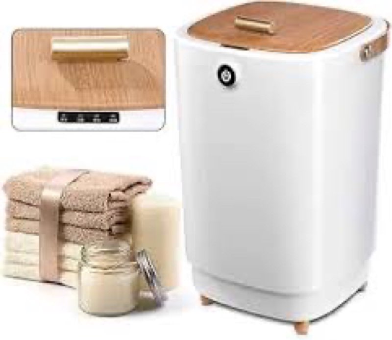 Large Towel Warmers for Bathroom,Luxury Portable Bucket Towel Warmer Fits Up to Two 70"X80" Oversized Towels with Timing Auto Shut Off, Yellow