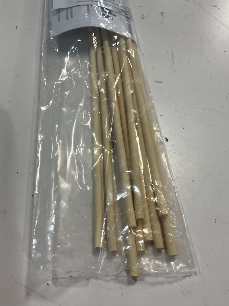 Condition photo showing New/Like New for 1/4 x 24 inch 10 pcs dowel rods wood sticks wooden dowel rods unfinished bamboo sticks - for crafts,home decor, model making and diyers