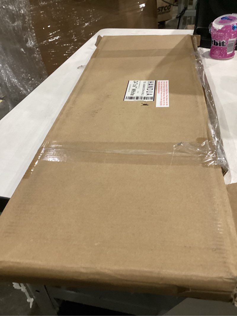 Condition photo showing New/Like New for Fits 12x4 Duct Opening | Steel Baseboard Return Air Grille by Handua | Vent Cover Grill | 7/8" Margin Turnback [Depth] to Fit Baseboard | White | Outer Dimensions: 13.75"W X 5.75 "H 1 12"W x 4"H [Duct Opening]