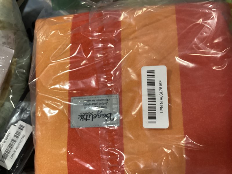 Condition photo showing Good Condition for Beach Bags Waterproof Sandproof, XL Large Pool Tote Bag for Women Red Orange