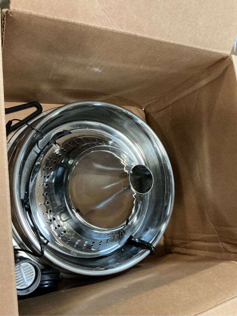 Condition photo showing Good Condition for PetSafe Drinkwell Stainless Steel 360 Multiple Pet Fountain - Scratch and Rust Resistant Automatic Water Dispenser for Cats or Dogs - Adjustable Flow Control - 128 Ounce (3.8 Liter) - Filters Included 1 Count 360 Stainless