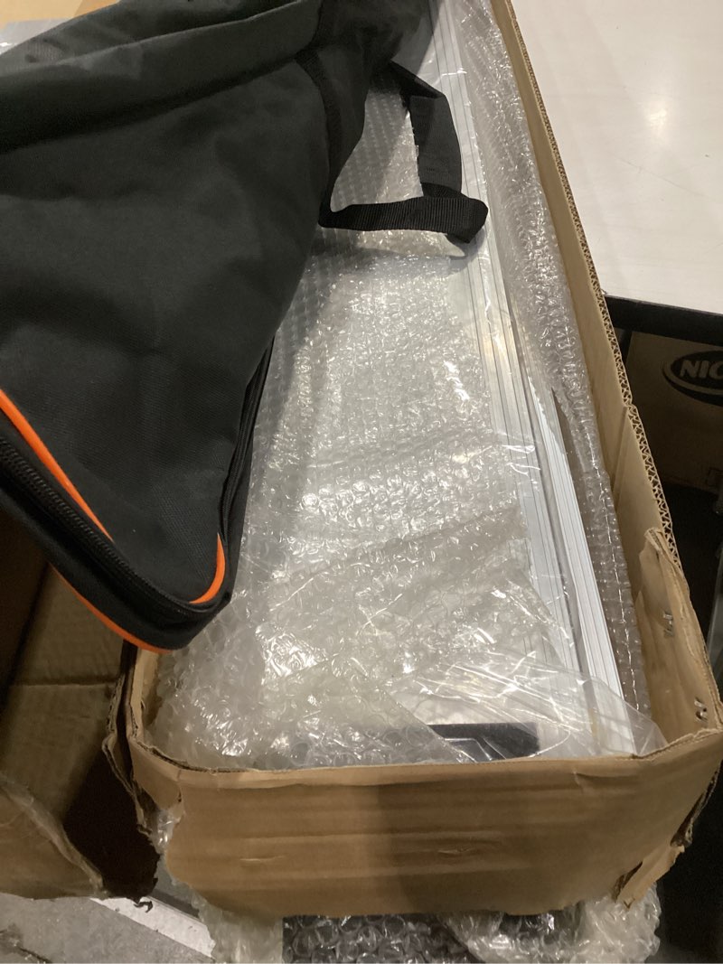 Condition photo showing Good Condition for 8ft adjustable wheelchair ramp telescoping ramps for wheelchairs portable wheelchair ramps for steps home threshold doorways with storage bag 600 lbs capacity aluminum ramps 96" l x 7.5" w (2 pack) 4 to 8 ft