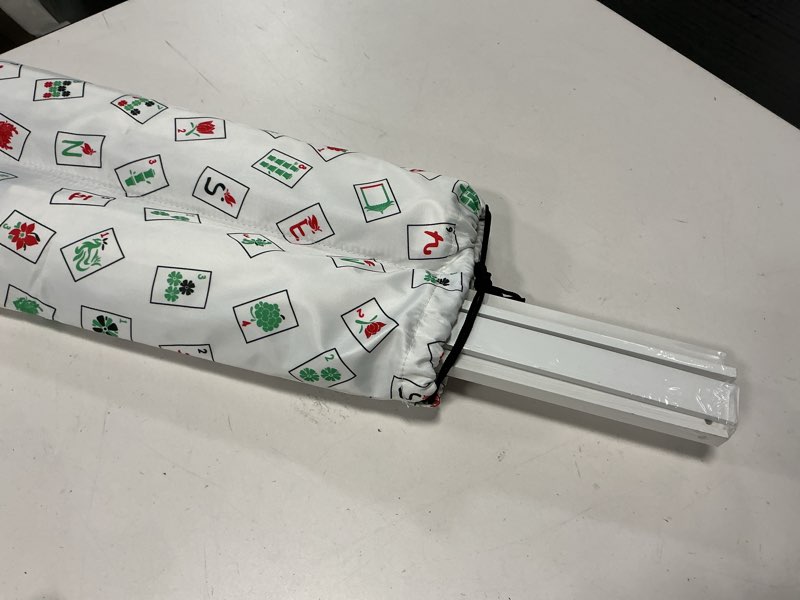 Condition photo showing Good Condition for Mahjong Racks with Pushers, White Wooden American Mahjong Tile Pushers and Racks Set of 4, with White Printed Mahjong Racks Drawstring Bag, Mahjong Accessories (19.68 Inches)