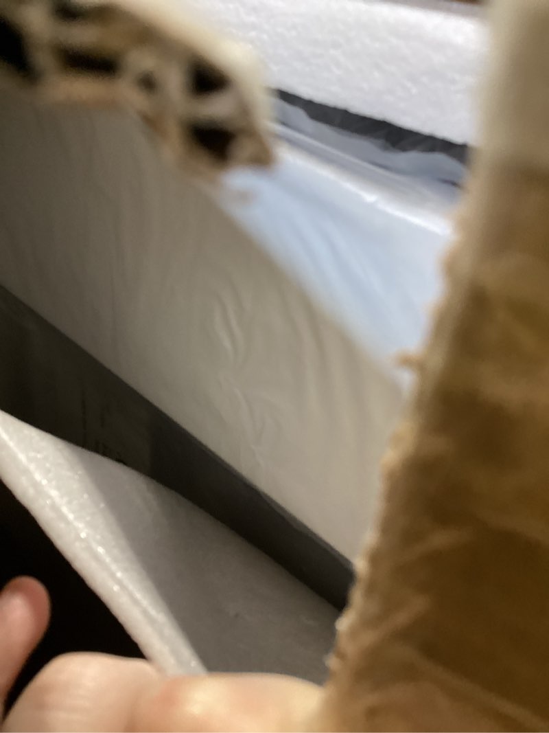 Condition photo showing Good Condition for OKPAL LED Bathroom Mirror with Black Frame, 55x30 Lighted Mirrors for Bathroom Wall, Front and Backlit Bathroom Smart Mirror Dimmable, Anti-Fog, Memory, Shatterproof, ETL Listed Matte Black 55"L x 30"W