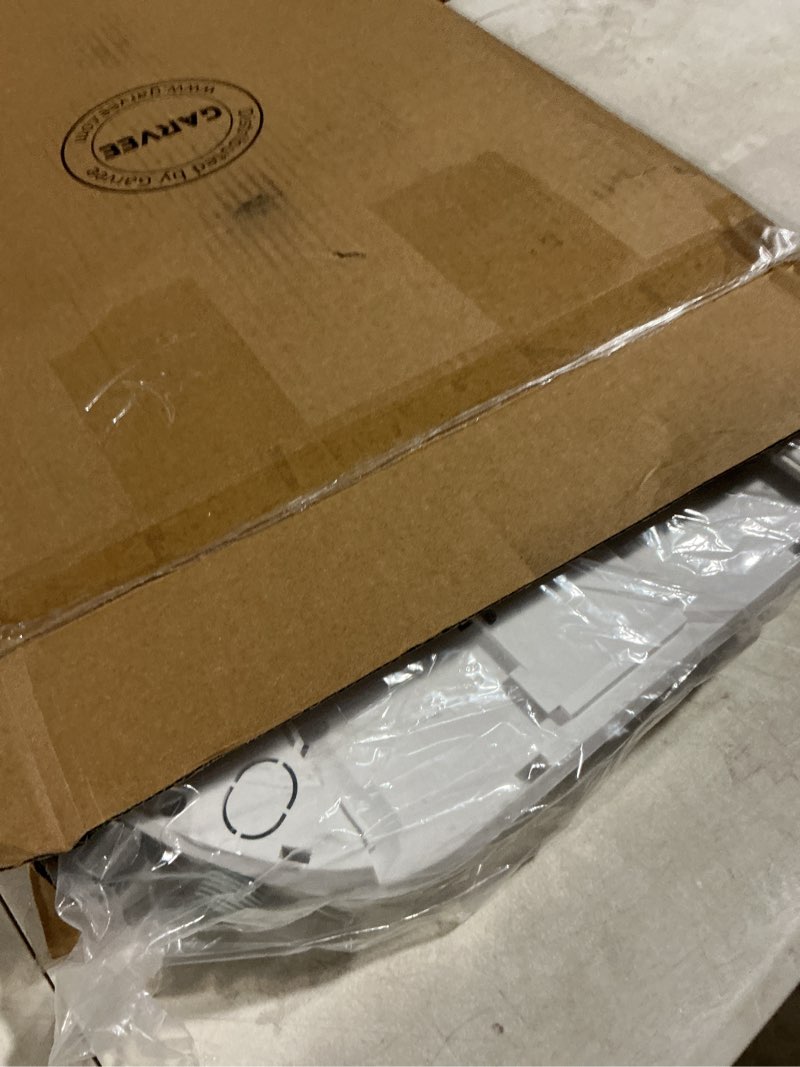 Condition photo showing As Is for Bidet Toilet Seat for Elongated Toilet, Dual Nozzle Self-Cleaning PP Bidet Attachment, Non-Electric Feminine Hygiene Toilet Seat Cover for Women, Easy Install, White, 19 Inch