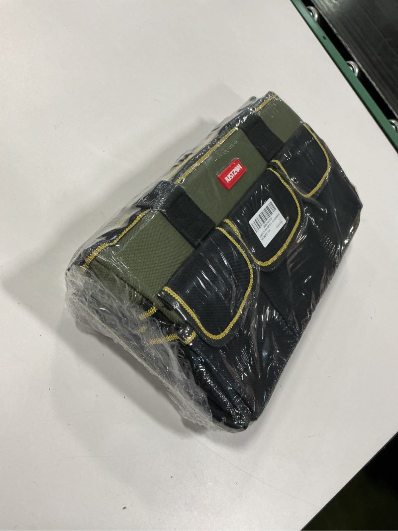 Condition photo showing New/Like New for Tool tote bag with handle, Tool bag organizer, electrical tool bags, HVAC tool bag, Tool caddy, Tool bags for electricians, Electrical and maintenance tool bag (17inch)