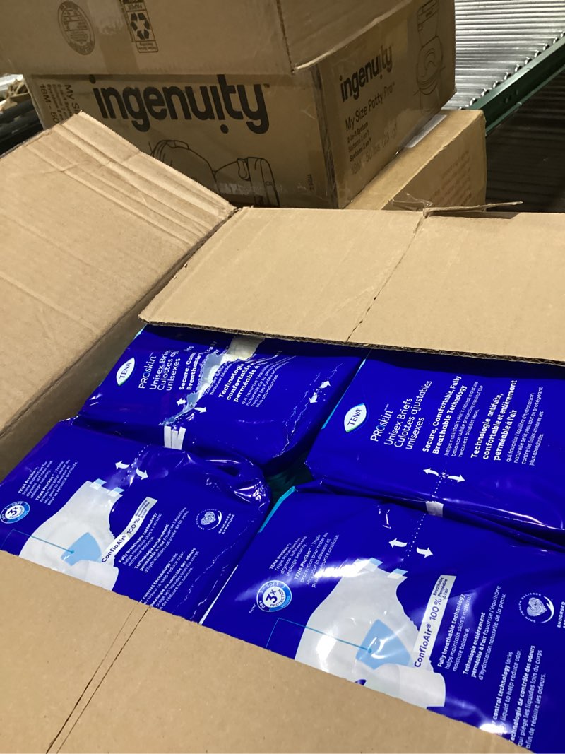 Condition photo showing Good Condition for tena super large incontinence briefs - 56ct/4pk