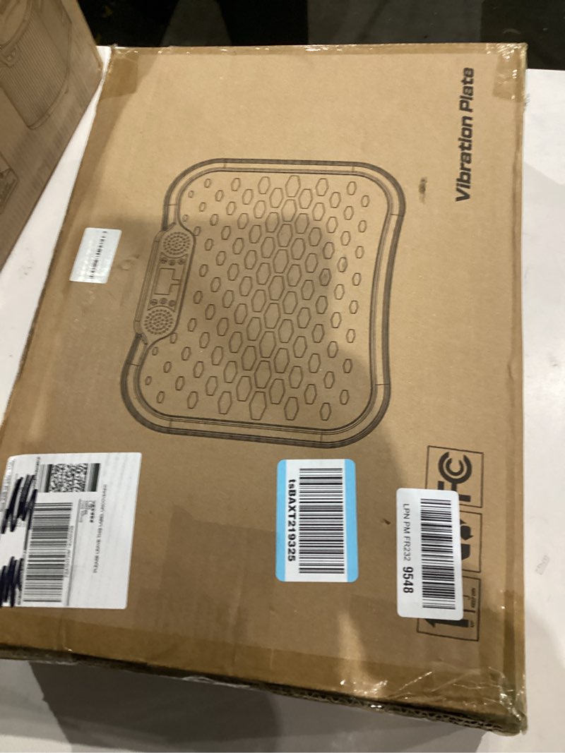 Condition photo showing New/Like New for Vibration Plate Exercise Machine, Vibrating Platform for Lymphatic Drainage Weight Loss, 250 Speeds Full Body Workout Vibrated Plates Fitness Platform for Home Women Men