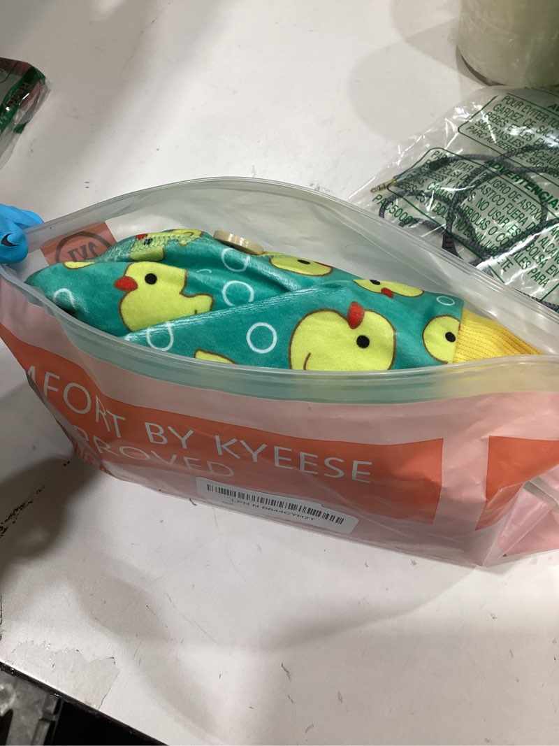 Condition photo showing New/Like New for KYEESE Dog Pajamas Velvet Dog Pajamas Medium Sized Dogs Soft Dogs Clothes Pjs with Yellow Ducks Pattern Stretchy Pet Jammies Coat Comfy Pet Onesie Costume, 2X-Large XX-Large (40-58lbs) 01# Yellow Duck