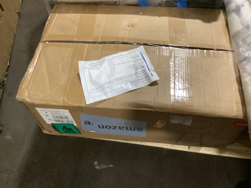 Condition photo showing Good Condition for PU Leather Swivel Bar Stools Set of 4, Mid Century Counter Height Bar Chairs with Low Back and Metal Legs, Modern Bar Stool Chair for Kitchen Island, Beige White Set of 4