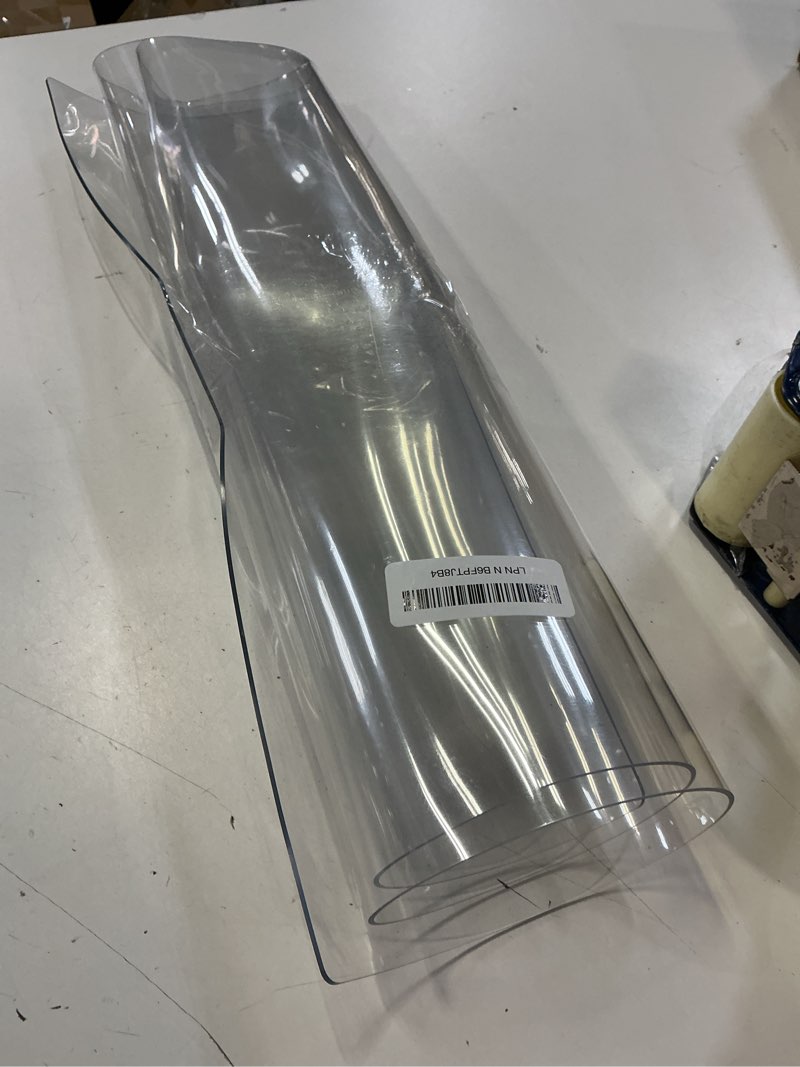 Condition photo showing Good Condition for clear table cover protector 20 x 30 inch, 2mm thick clear desk mat, plastic table cover, transparent desk cover, desk protector mat for desktop, writing desk clear 2mm 20" x 30"