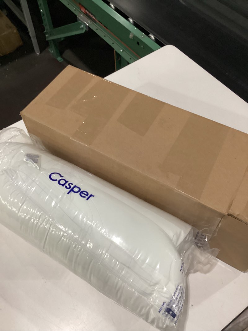 Condition photo showing Good Condition for casper sleep original pillow, standard size – medium soft feel, down-alternative fill, supports side, back & stomach sleepers, neck pain relief, machine washable standard single pack