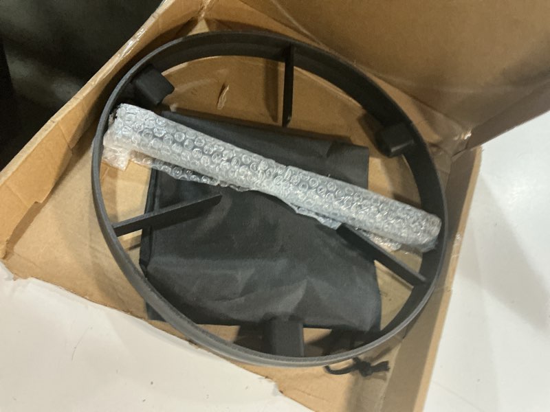 Condition photo showing Good Condition for lcokeiy campfire tripod for cooking, campfire cooking equippment, high temperature resistant outdoor fire pit stand, matte black