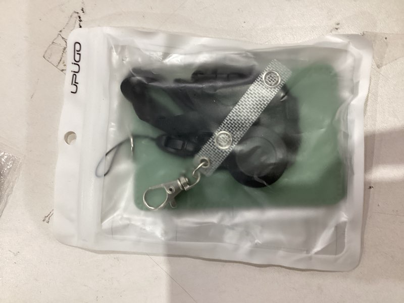 Condition photo showing New/Like New for Leather Badge Holder and Adjustable Retractable Lanyards, Quick Release Buckle and Safety Breakaway Lanyards with Swivel Metal Clasp for Offices, Staff, Students, Employees Sa-sea Green 1 Pack