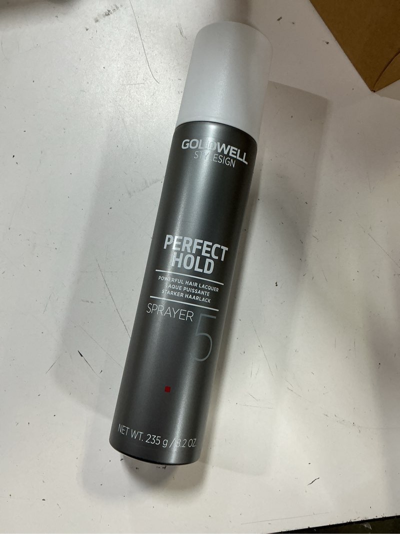 Condition photo showing New/Like New for stylesign hair lacquer hairsprayer 5 goldwell 8.2 oz for women