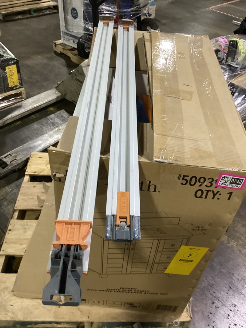 Condition photo showing As Is for bora 96-in ngx 160-lb edge clamp