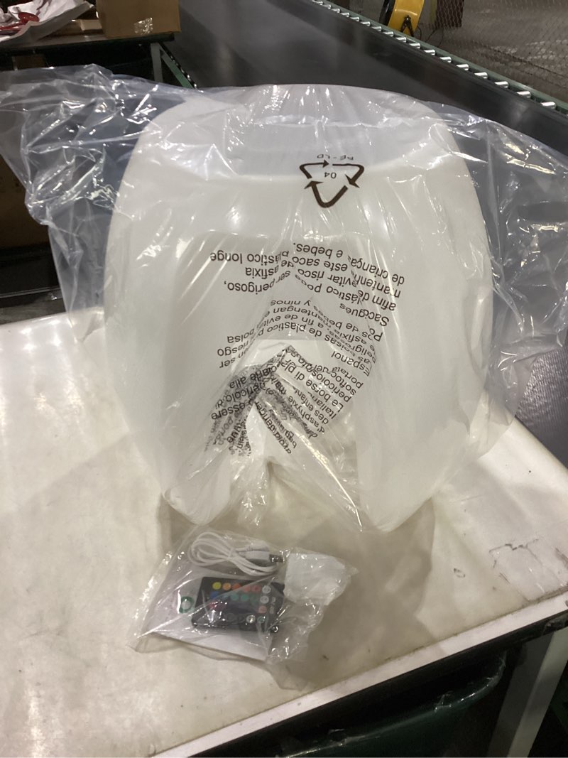 mr.go 16-inch glowing stool, rechargeable 16 rgb color changing tripod led seat w/remote, waterproof dimmable light up chair/side table with mood lighting for home, living roon, patio, bar, decor