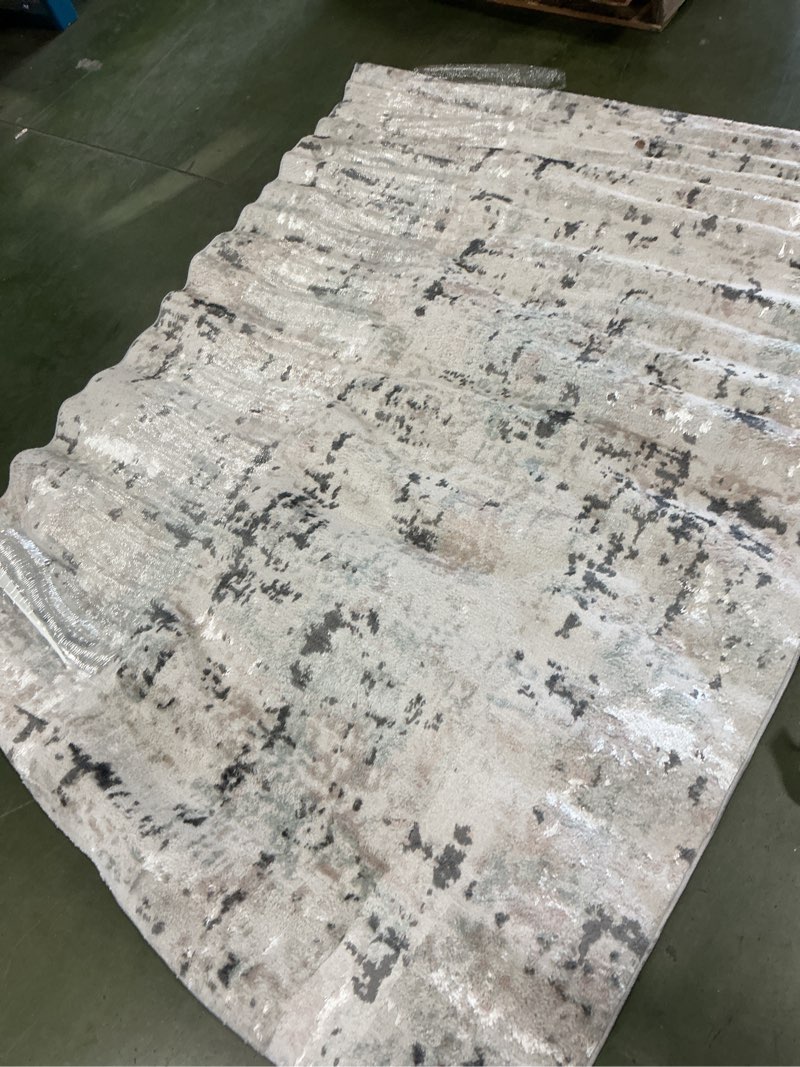 Arya area rug 5x7” grey / beige 