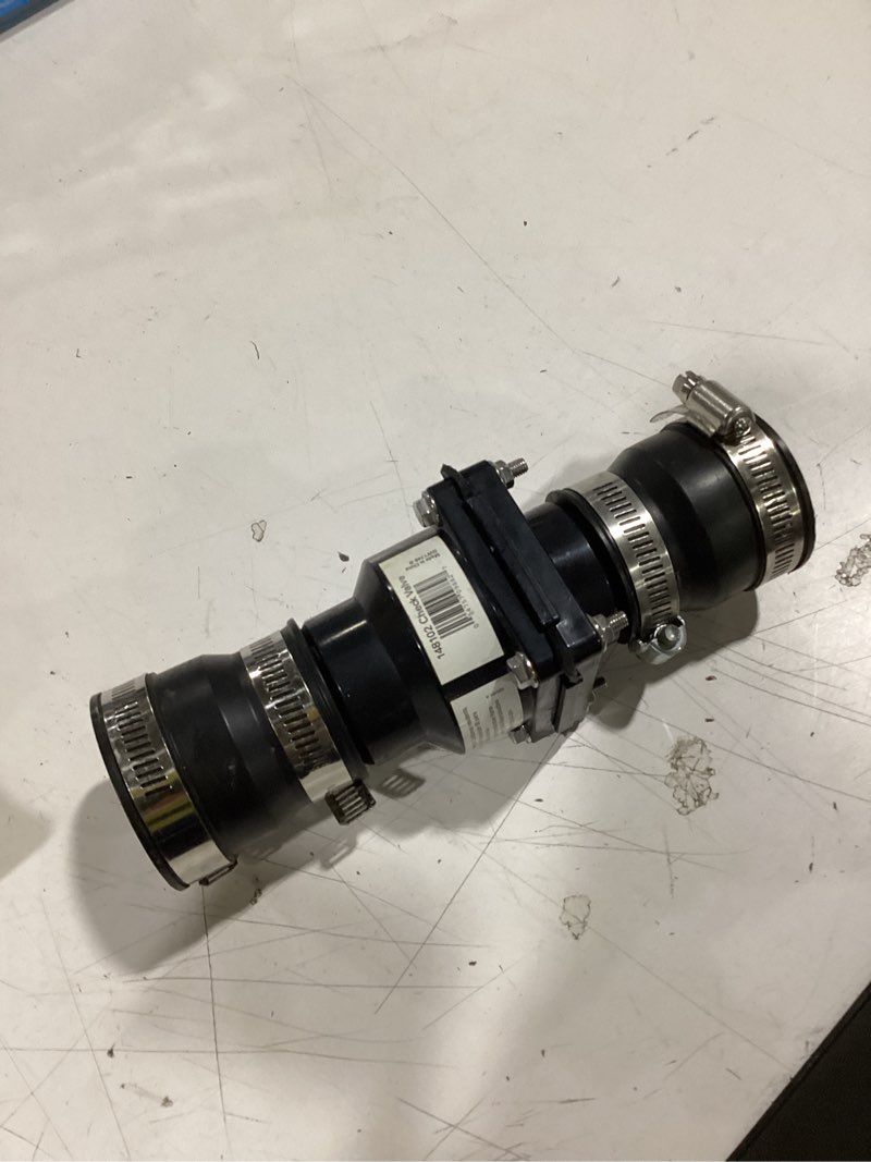 Condition photo showing As Is for star water systems rubber check valve